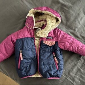 Patagonia baby reversible tribbles jacket